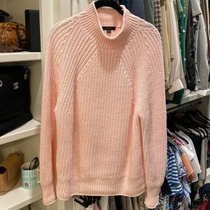 J. Crew Lucious Pink Fisherman's Sweater in the Jenni Kayne Oversized style